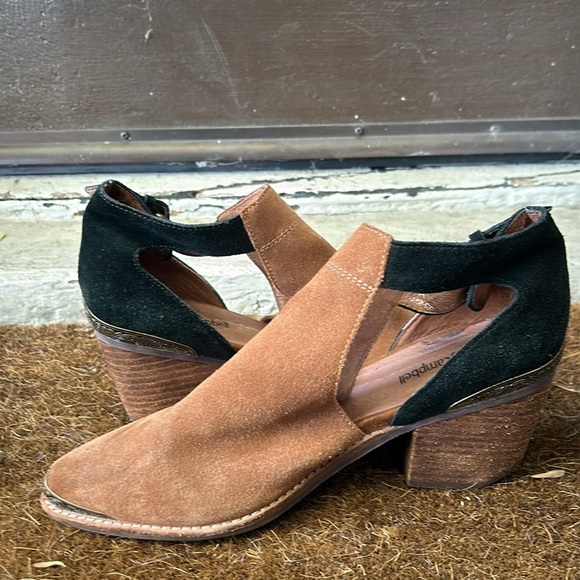 Jeffery Campbell Woodruff Cutout Ankle Booties Anthropologie Boho Sz 9 - Picture 9 of 16